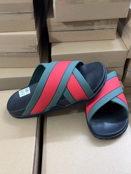 Mens Gucci Sandals With Web Size 41 main image 4